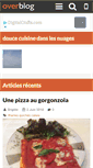 Mobile Screenshot of doucecuisinedanslesnuages.com
